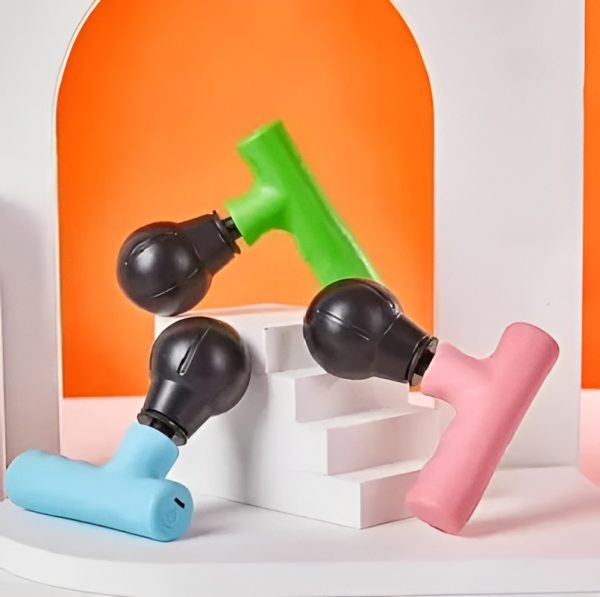 Blueide Mini Rechargeable Fascial Gun Deep Muscle Massager | Mini Massage Machine (random Color)