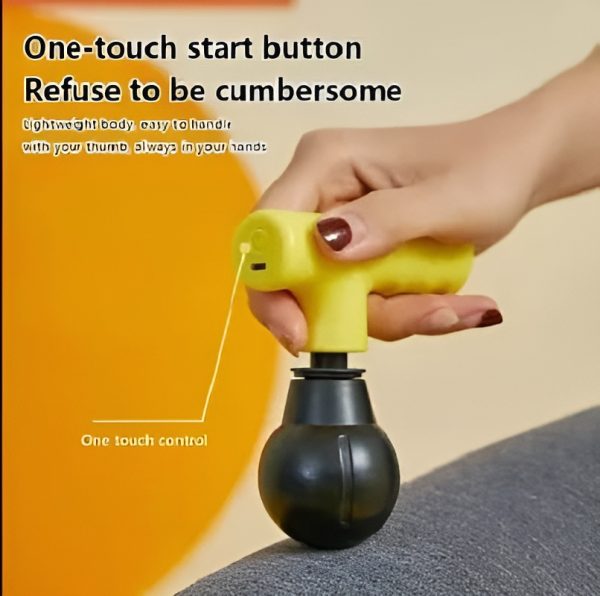 Blueide Mini Rechargeable Fascial Gun Deep Muscle Massager | Mini Massage Machine (random Color)