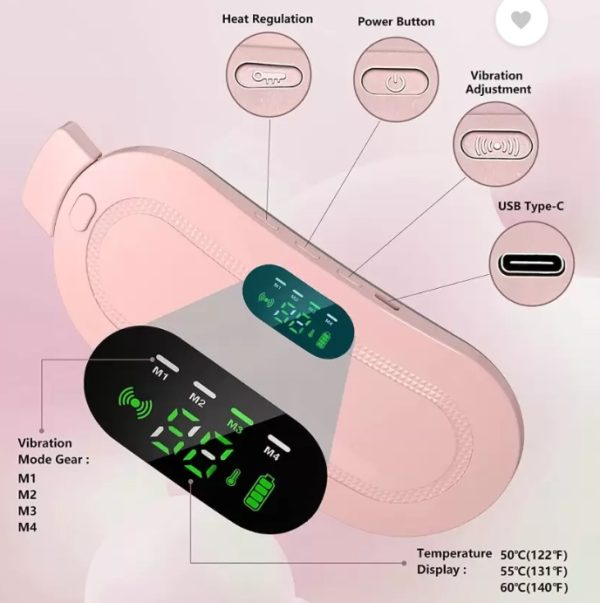 Electric Heating Belt for Period Pain – Massage & Heat
